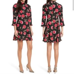 Kate Spade Hazy Rose Crepe Mini Dress